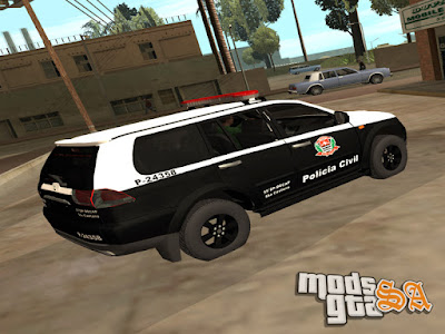 Mitsubishi Pajero Dakar 2015 Policia Civil para GTA San Andreas